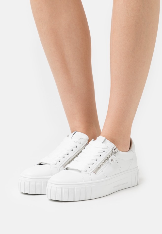 Gabor Blanc/argent | Baskets Exclusives